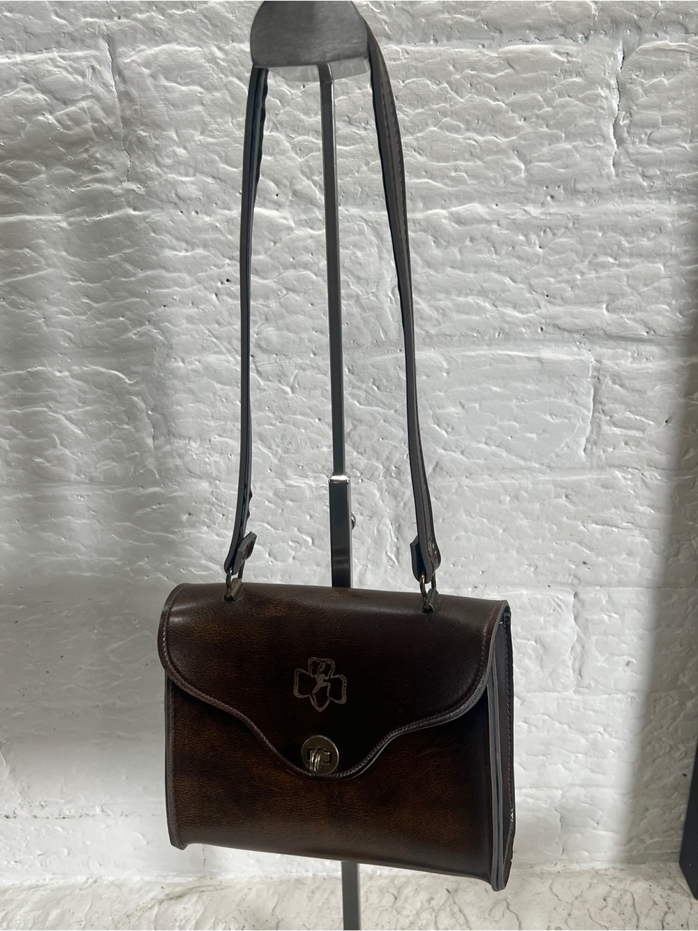 Vintage 1970s Brownie Girl Scout Shoulder Bag